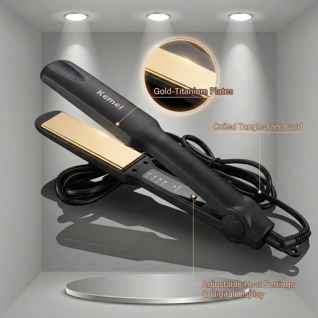 Kemei Km-329 – Professional Hair Straightener