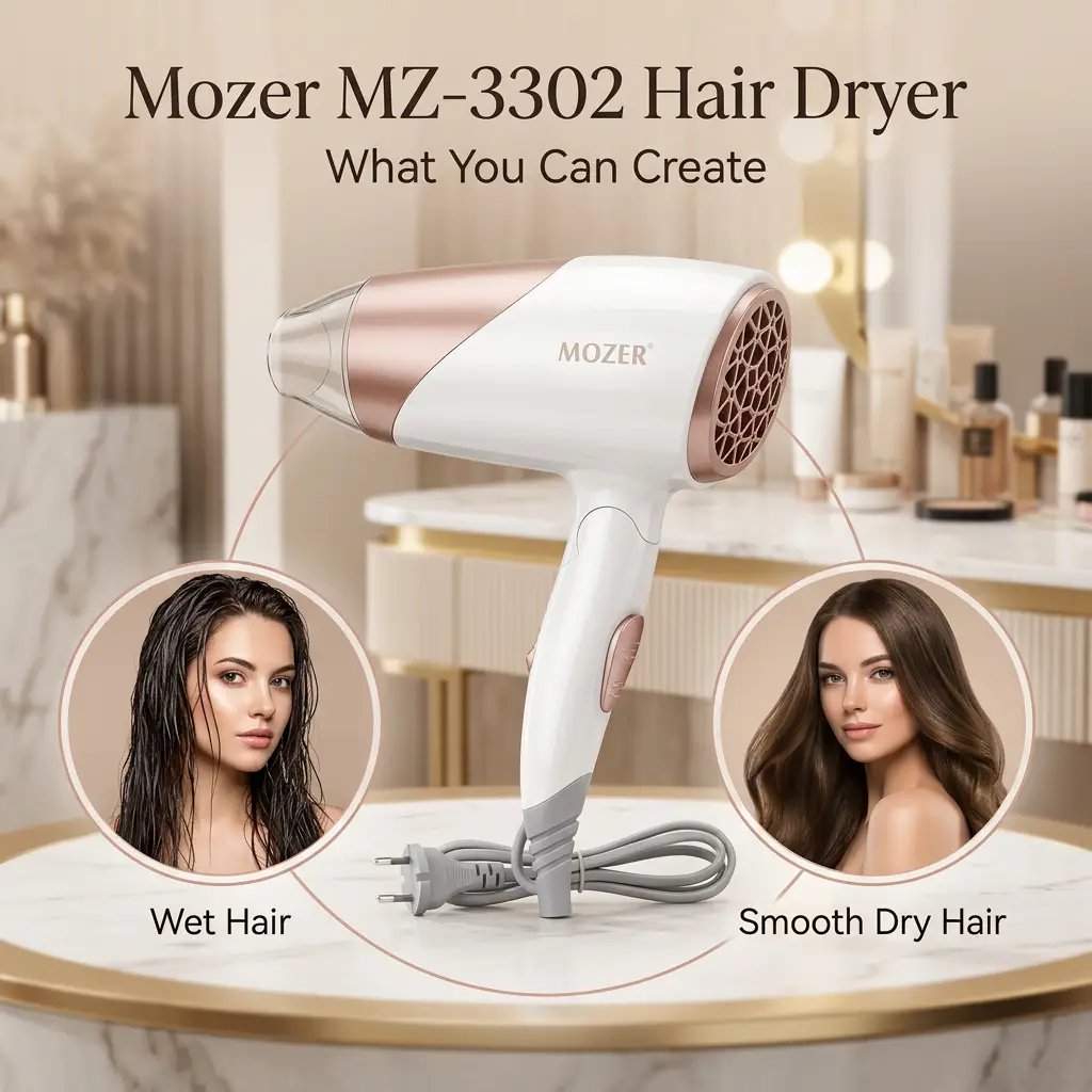 Mozer MZ-3302 Hair Dryer